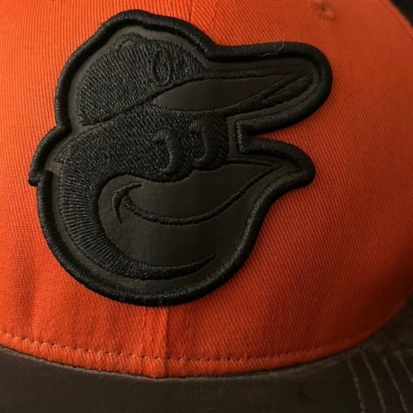 forty seven brand orioles hat black bill black logo One Size Snapback - Picture 5 of 9